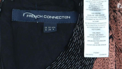 French Connection Women's Sequin Dress, Size 8, Multicoloured