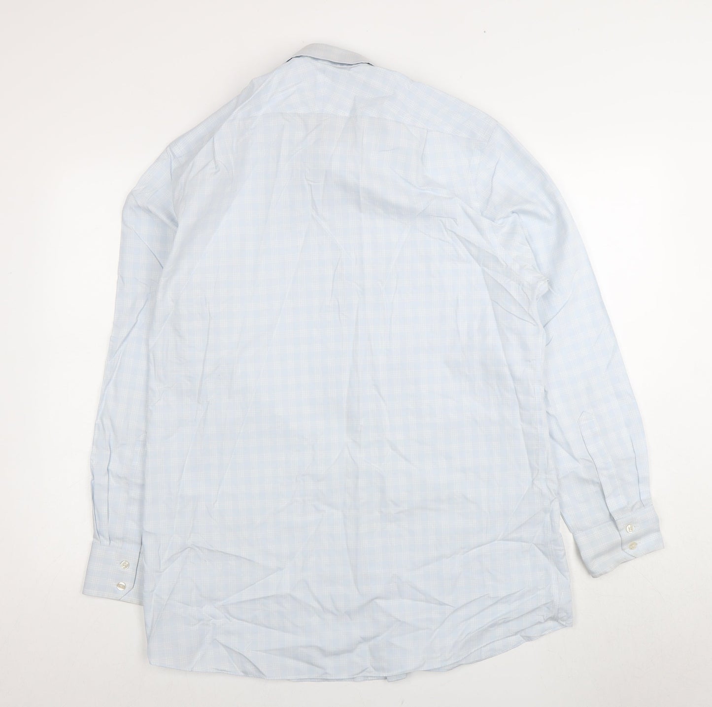 Mens UK Collar Size 42 Charles Tyrwhitt Smart Blue  Dress Shirt