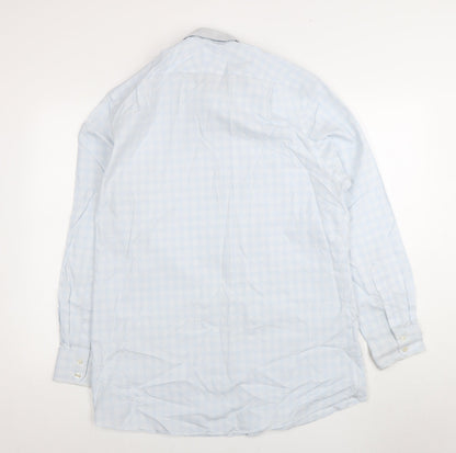 Mens UK Collar Size 42 Charles Tyrwhitt Smart Blue  Dress Shirt