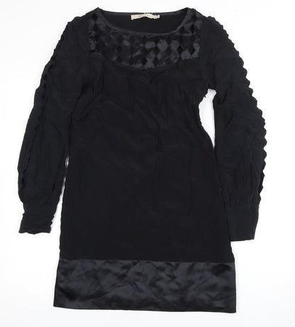Reiss Women's Black Dress UK 6 Long Sleeve