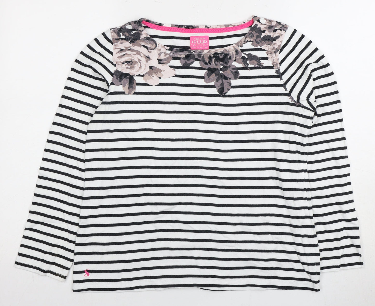 Womens UK Size 12 Joules Multicoloured Basic T-Shirt