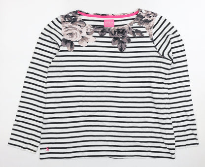 Womens UK Size 12 Joules Multicoloured Basic T-Shirt