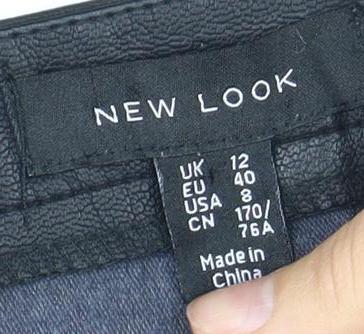 New Look Women's Black Pencil Skirt Size 12