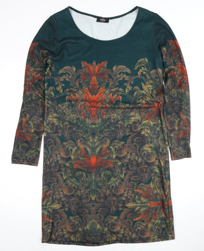 Klass Women's Multicoloured Dress M 3/4 Sleeve