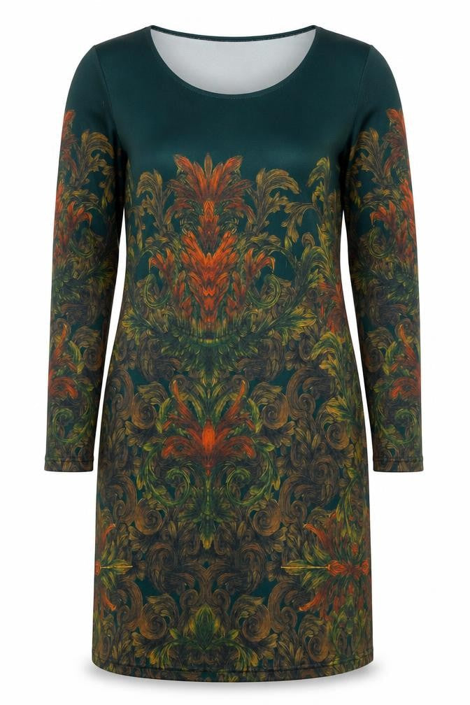 Klass Women's Multicoloured Dress M 3/4 Sleeve