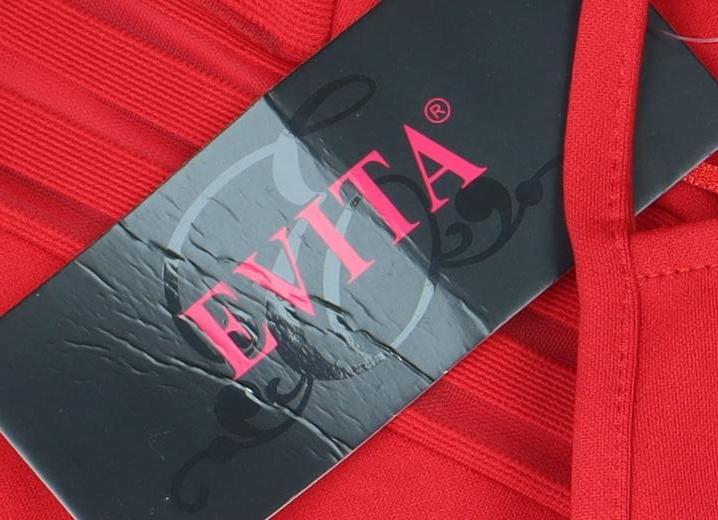 EVITA Red Bodycon Party Dress - Size 12