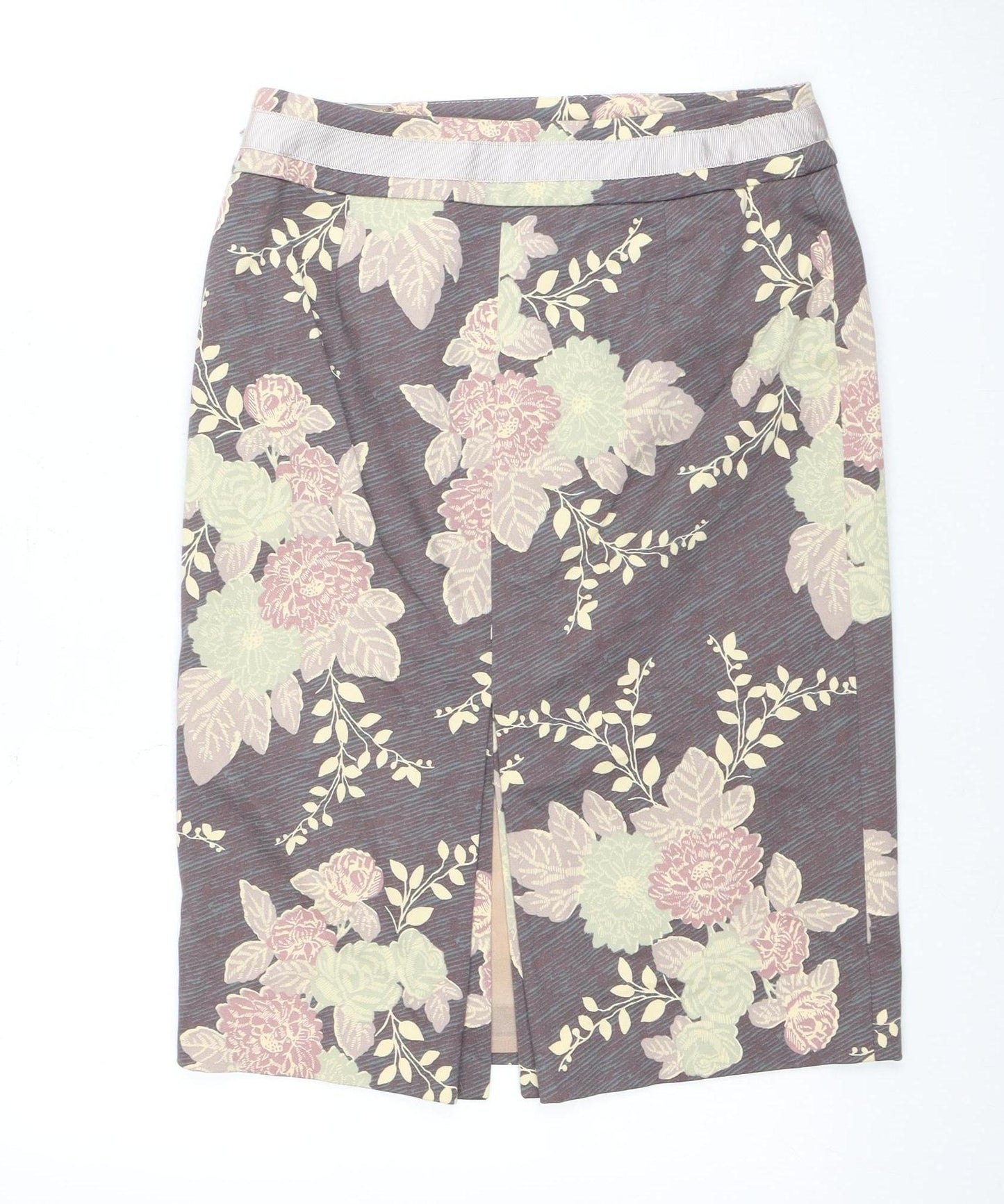 Coast Women's Multicoloured Floral Skirt - Size 10