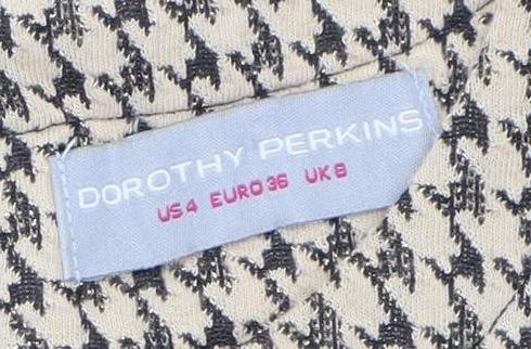 Dorothy Perkins Women’s Houndstooth Dress Size 8
