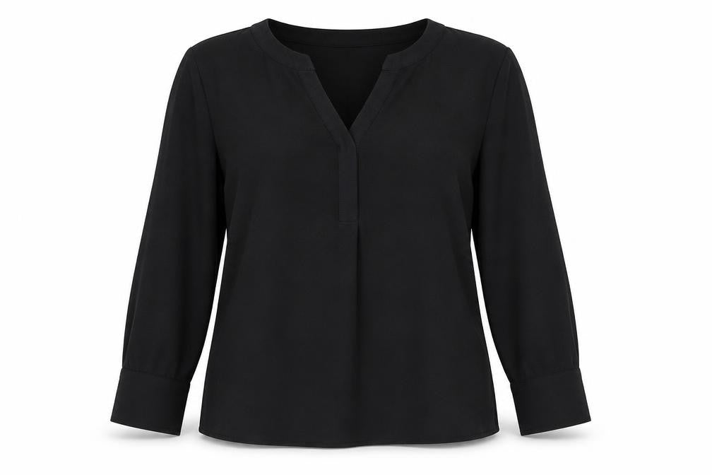 Womens UK Size 12 Marks and Spencer Black Basic Blouse