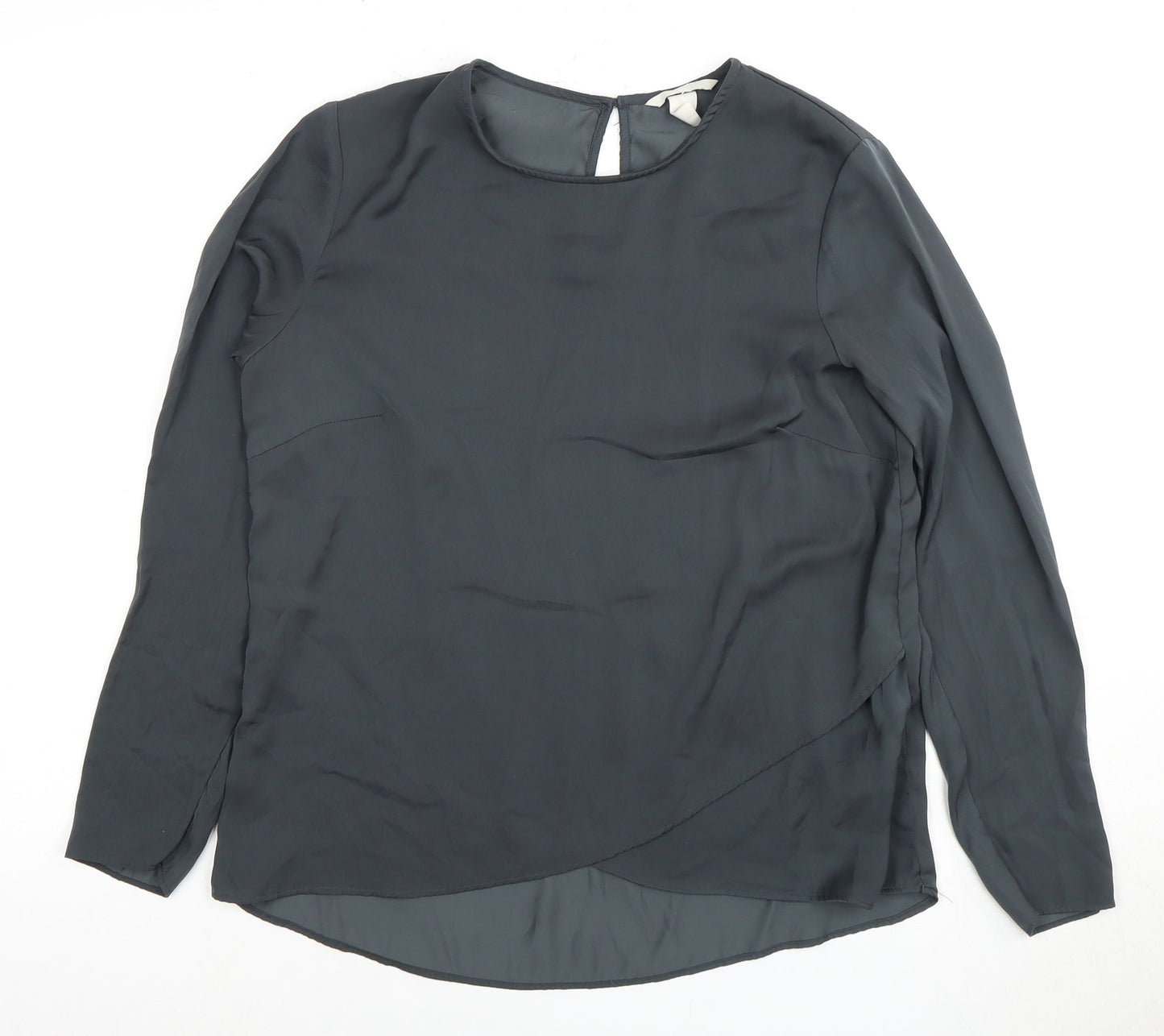 Womens UK Size 10 H&M Black  Blouse