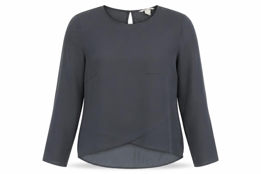 Womens UK Size 10 H&M Black  Blouse