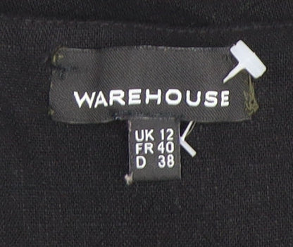 Warehouse Women's Black Slip Dress Size 12