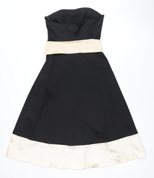 Coast Women's Black Strapless Dress Size 10