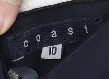 Coast Women's Black Strapless Dress Size 10