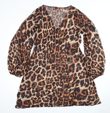 Marks and Spencer Women Animal Print V-Neck Dress