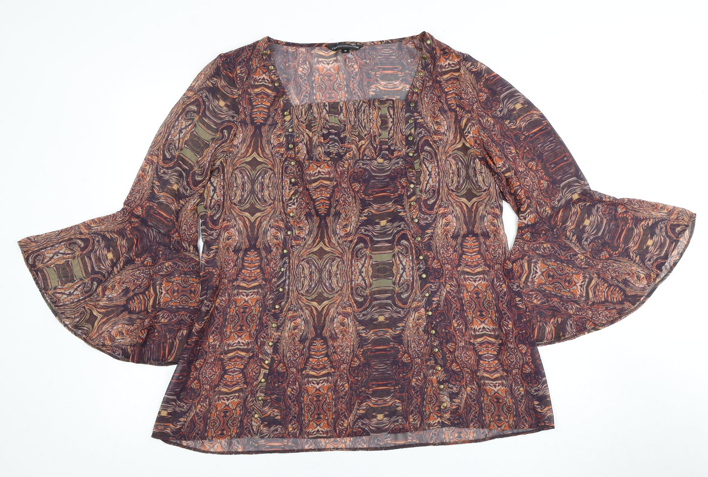 Womens UK Size 16 Limited Collection Multicoloured Tunic Blouse