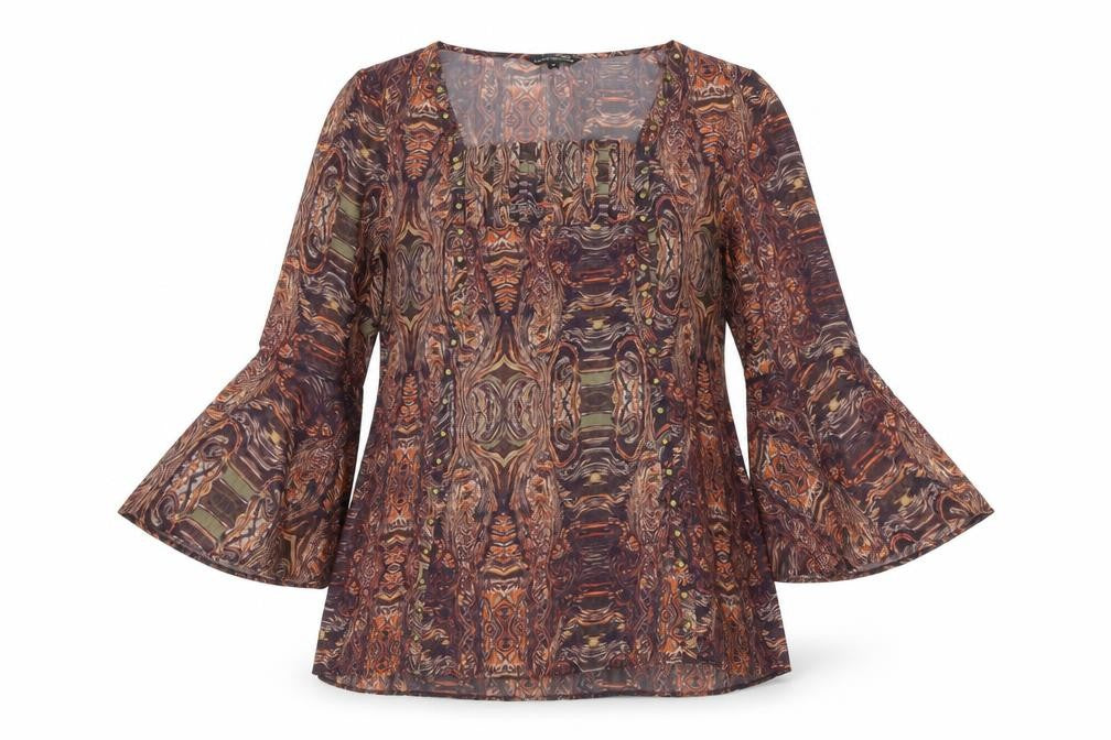 Womens UK Size 16 Limited Collection Multicoloured Tunic Blouse