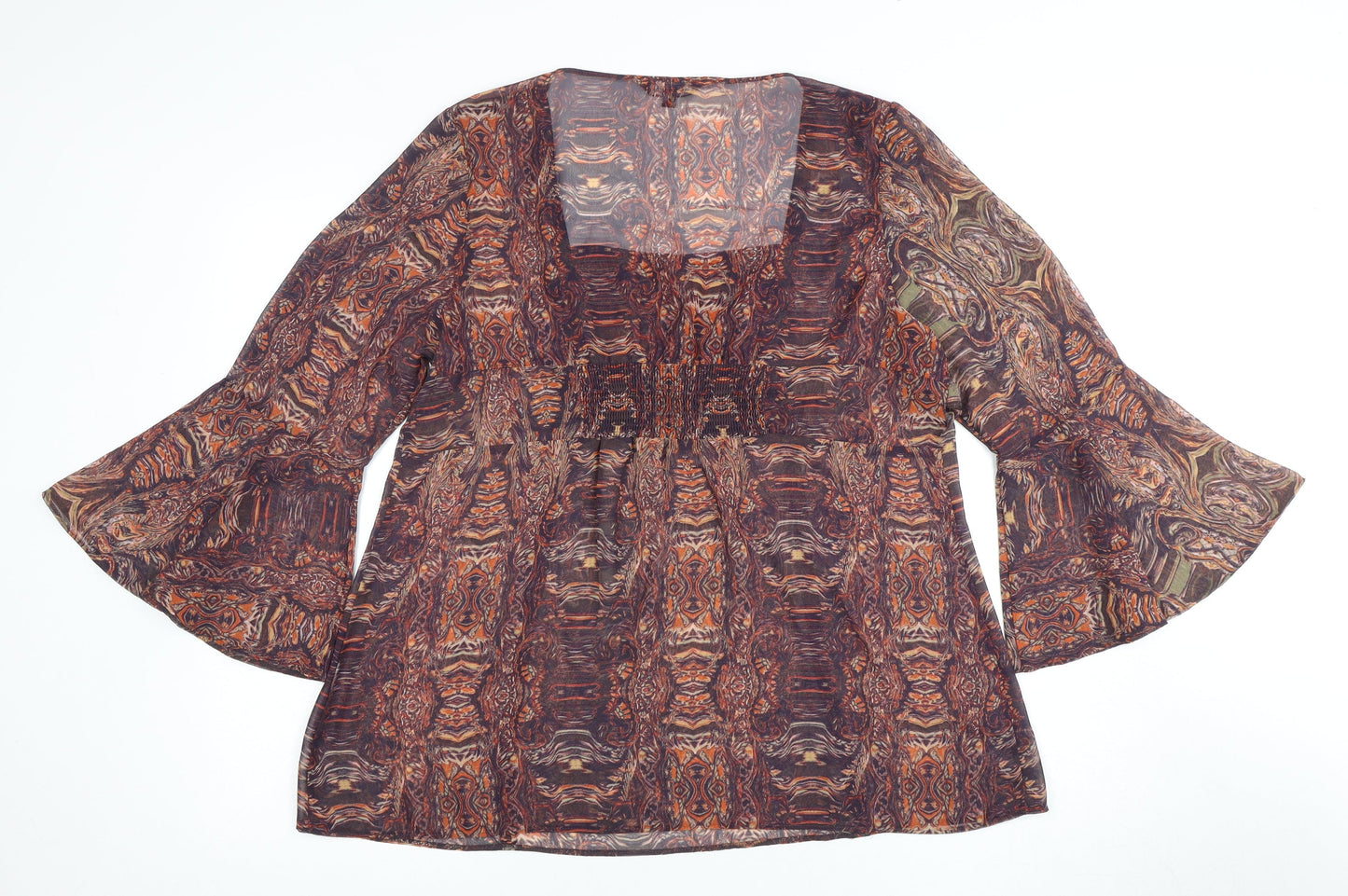 Womens UK Size 16 Limited Collection Multicoloured Tunic Blouse