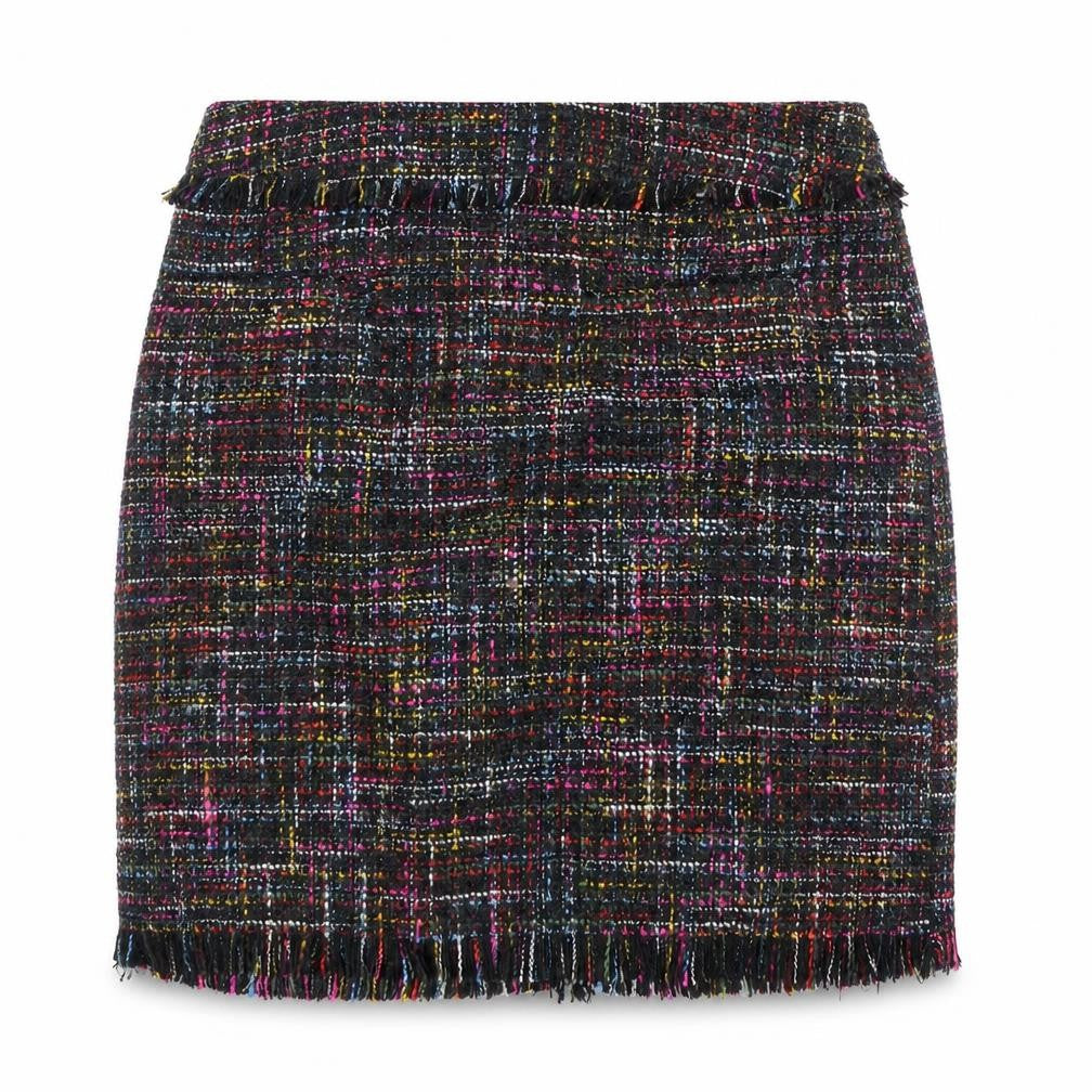 Womens UK Size 6 No Data Straight & Pencil Tweed Skirt