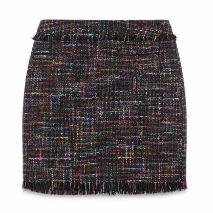Womens UK Size 6 No Data Straight & Pencil Tweed Skirt