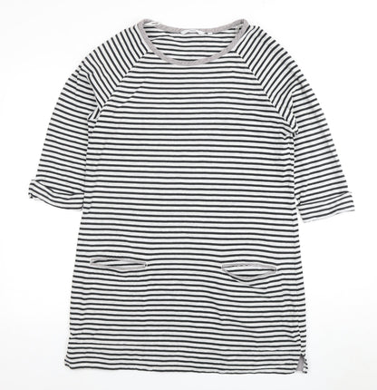 Next Women's Striped 3/4 Sleeve Dress UK 16