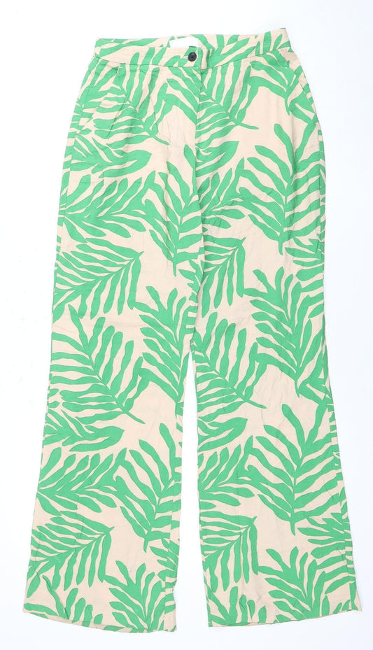Womens UK Size 10 H&M  Casual Multicoloured Trousers