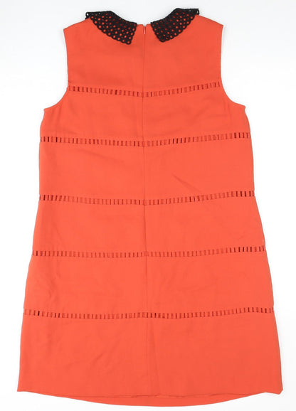 Hobbs Women’s Orange Shift Dress Size 12