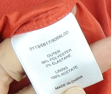 Hobbs Women’s Orange Shift Dress Size 12