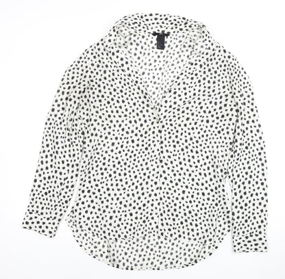 Womens UK Size 8 H&M Multicoloured Basic Blouse