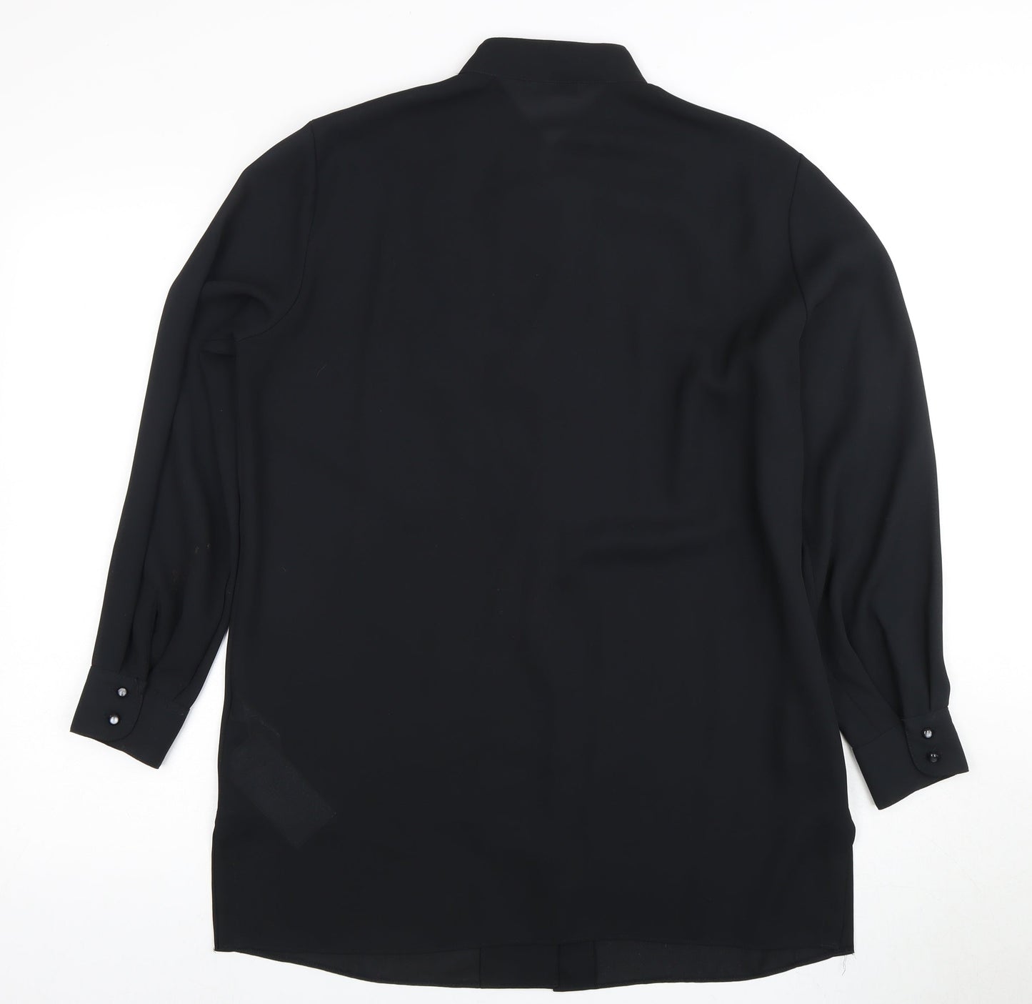 Womens UK Size 14 Marks and Spencer Black  Button-Up