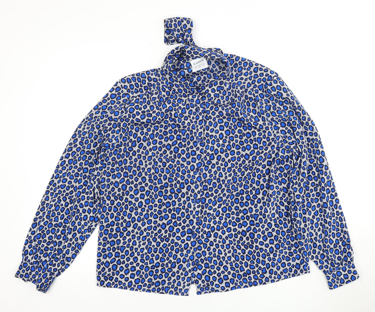 Womens UK Size 14 Eastex Blue  Blouse