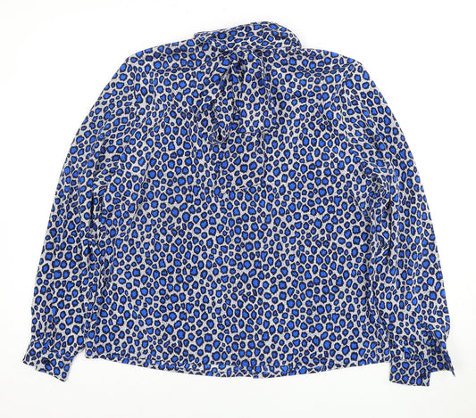Womens UK Size 14 Eastex Blue  Blouse