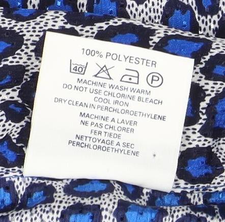 Womens UK Size 14 Eastex Blue  Blouse