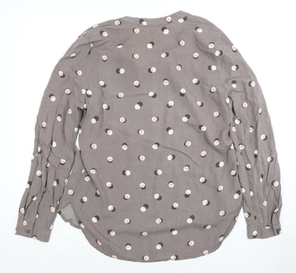 Womens UK Size 12 Marks and Spencer Grey  Blouse