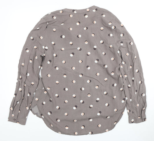 Womens UK Size 12 Marks and Spencer Grey  Blouse