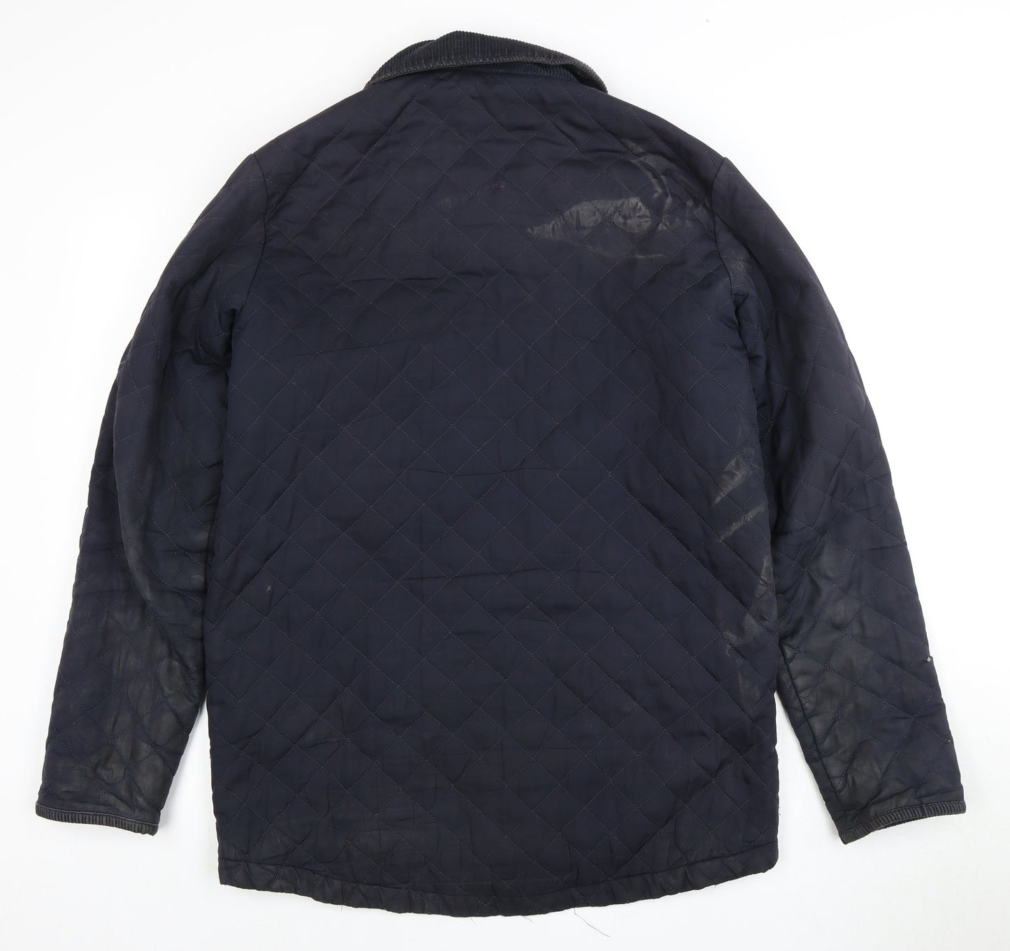 Mens UK Size S Sergio Tacchini Blue Quilted Coat