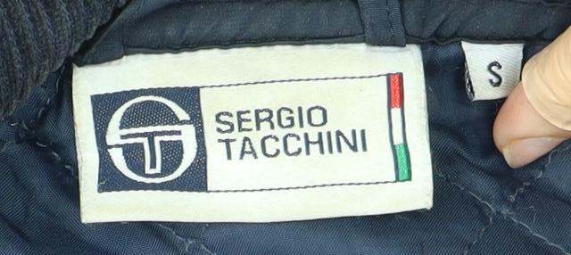 Mens UK Size S Sergio Tacchini Blue Quilted Coat
