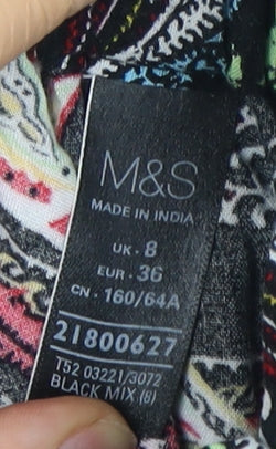 Womens UK Size 8 Marks and Spencer   Multicoloured Trousers