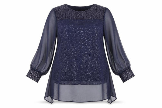 Womens UK Size 16 Kaliko Blue  Blouse