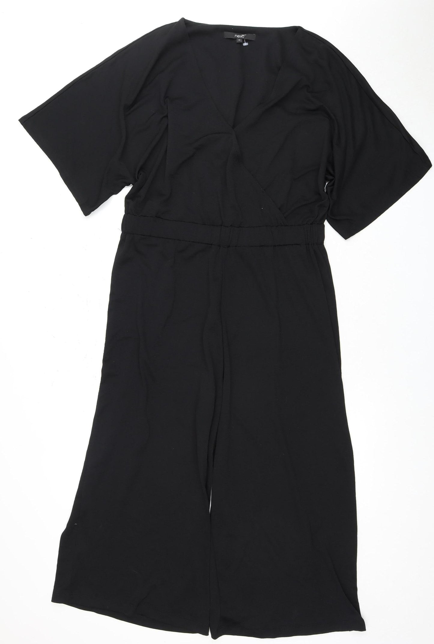 Next Women's Black Short Sleeve Jumpsuit Size 10