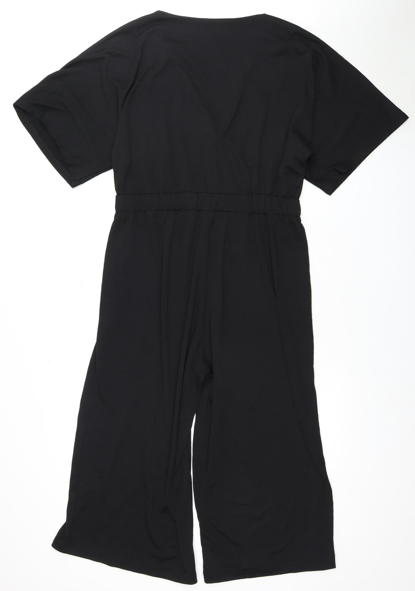 Next Women's Black Short Sleeve Jumpsuit Size 10