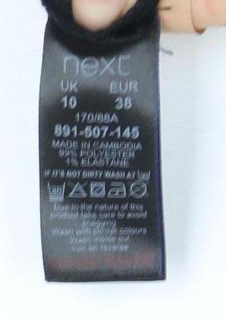 Next Women's Black Short Sleeve Jumpsuit Size 10