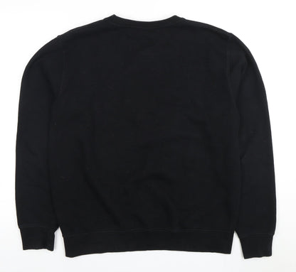 Rum Knuckles Men's Black Medium Graphic Pullover Sweatshirt