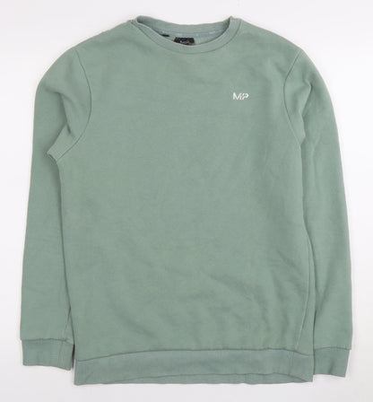 Mens UK Size S MP Green Pullover Sweatshirt