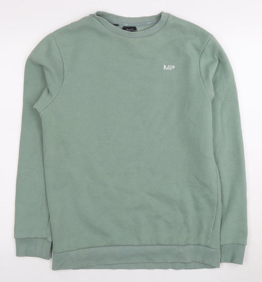 Mens UK Size S MP Green Pullover Sweatshirt