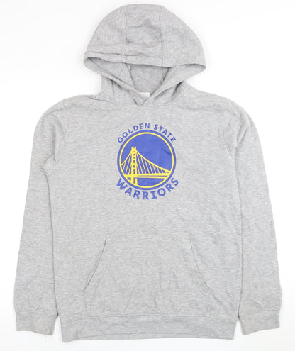 NBA Boys Grey Golden State Warriors Pullover Hoodie