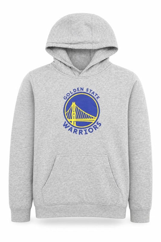 NBA Boys Grey Golden State Warriors Pullover Hoodie