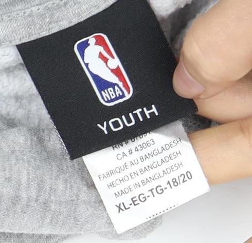 NBA Boys Grey Golden State Warriors Pullover Hoodie