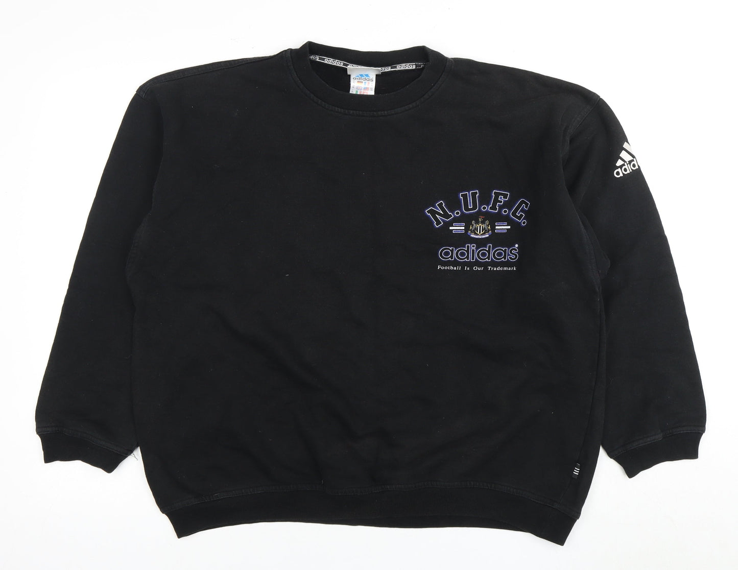 Adidas Unisex Adults Black N.U.F.C XL Pullover Sweatshirt