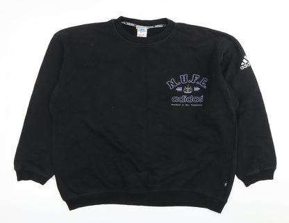 Adidas Unisex Adults Black N.U.F.C XL Pullover Sweatshirt